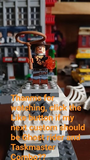 Making Cowboy Ghost rider #lego #legomarvel #marvel #anotherbrickinthewall #legosets Ghost rider