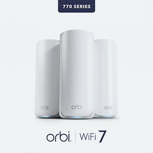 Welcome the newest member of the Orbi family: the Orbi 770 Series. Experience unreal WiFi performance and unprecedented value with whole-home coverage and multi-gig speed. Learn more: https://www.netgear.com/au/home/wifi/mesh/rbe773/ #NETGEAR #Orbi #WiFi #Internet #WiFi7 #Streaming #Gaming #IoT #SmartHome #tech #NewProduct | Netgear