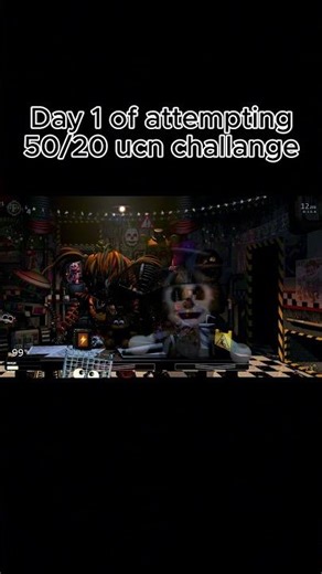 Day 1 of Ultimate Custom Night 50/20 challange
