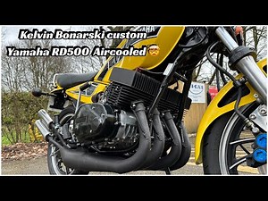 Yamaha RD500 Aircooled - Mental Build & sound! One off hand built by Kelvin Bonarski