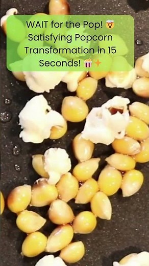 Quickest Snack EVER! ⏰ Making Popcorn in a Pan! 🌽➡️🍿