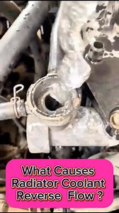 What Causes Radiator Coolant Reverse Flow ? #radiatorcoolant #backflow #coolant #rxmechanic #fypシ゚ | Rx Mechanic
