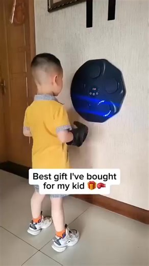 藍Level up your workouts with rhythm, lights, and nonstop energy! ⚡ This LED-guided boxing machine syncs with your music via Bluetooth, boosts reflexes, relieves stress, and turns fitness into pure fun for all ages.  Easy to mount, rechargeable, and endlessly entertaining — punch to the beat and feel the difference! | Outrer buy | Facebook