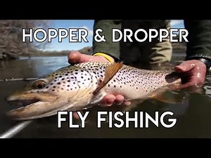 Fly Fishing with Deadly Hopper & Dropper System | River Fishing