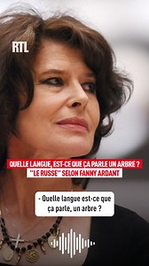 Les arbres parlent russe selon Fanny Ardant, elle se confie dans « Variétés » avec Augustin Trapenard sur #RTL 📻 Revivez l’émission sur rtl.fr et l’application RTL ! | RTL