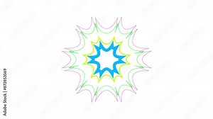 pop icon circle explosion line animation effect
