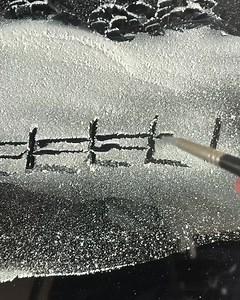 Made from 100% snow spray and way too much time on my hands!! 🤪 | Snow Windows