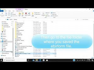 BIR Tutorial: How to download ebirform using Windows 10