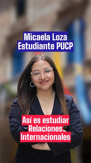 Vocacción Podcast on Instagram: "Así es estudiar Relaciones Internacionales en el Perú 🇵🇪🌎 Una carrera que se ofrece en pocas universidades, pero que tiene una demanda interesante, ya que poco a poco más escolares se animan a explorarla 🤩🚀 Y si quieres saber todo sobre ella, entrevisté a Micaela Loza, estudiante de últimos ciclos de Relación Internacionales en la PUCP para que pueda darte los mejores consejos 🤩🙌 ¿Qué se ve en la carrera? ¿En qué puedes trabajar? ¿Es importante el inglés? 