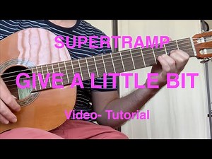 Give A Little Bit - Simple Acoustic Song - Video Tutorial