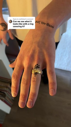 Ring Finger Tattoo Ideas for Wedding Rings