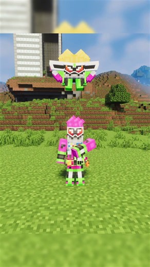 Kamen Rider Ex-aid Maximum Gamer Level 99 Form Henshin In Minecraft Pe #minecraft#kiryujo#kamenrider