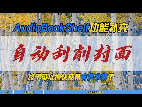 AudioBookShelf功能补充，自动刮削封面~终于可以愉快使用有声书架了~