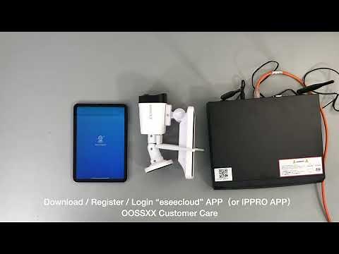 OOSSXX Wire-Free Wireless Solar Camera System Set Up