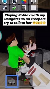 Made a Roblox account to play with my daughter to chase creepers away 🧐 #roblox #gaming #dad #daughter #funny #parenting #trending #gamer #girldad | Mikey Genchi