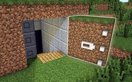 【建筑教程】教你造一个生存向别墅 隐藏地堡