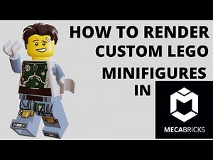 HOW TO MAKE AND RENDER LEGO MINIFIGURES IN MECABRICKS!