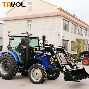 [Hot Item] Tractor 4X4 Tractor Mini de Granja 90HP 100HP 4WD Tractor Cortacésped con Cargador