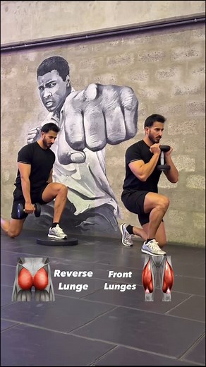 Ramanjit singh | Front Lunges vs Back Lunges – Which One’s Your Favorite? 💥 Both exercises hit your legs hard but in different ways. Front lunges target... | Instagram
