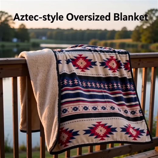 Discover This Must-Have Aztec Blanket for Home Decor