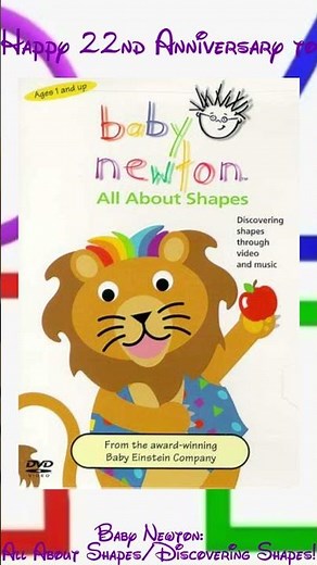Happy 22nd Anniversary to Baby Newton: All About Shapes/Discovering Shapes! #shorts