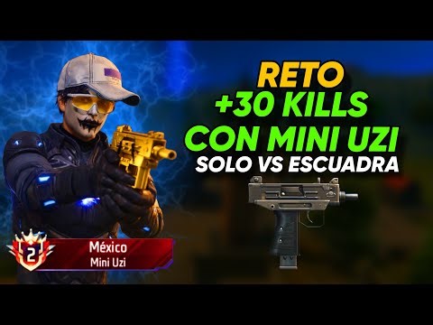 CHALLENGE: GET MORE THAN 30 KILLS IN SOLO VS SQUAD WITH MINI UZI