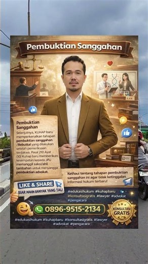 Pembuktian sanggahan KUHAP Baru