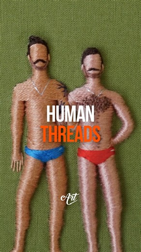 She Creates Portraits Entirely From Thread