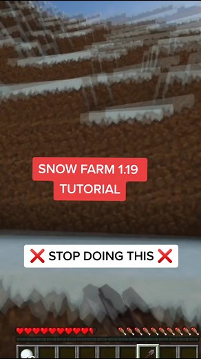 Minecraft Snow Farm Tutorial 1.19 #minecraft #minecraftjava #minecraftfarm #minecraftutorial #viral #foryou #fyp Snow Golem
