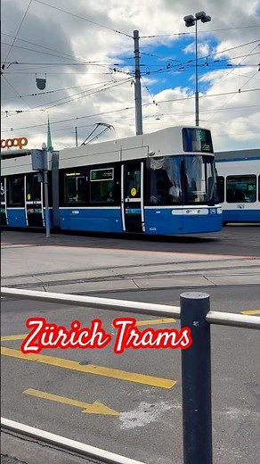 Zurich Trams in 30 Seconds 🚋✨