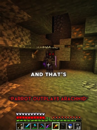 He's called the Smartest Minecraft Player for a Reason. | #minecraft #parrotx2 #theobaldthebird #unstablesmp #minecraftedit