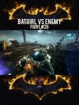 BATGIRL VS. ENEMY FIGHT #26 | BATMAN: ARKHAM KNIGHT | #batgirl #arkhamknight #shorts