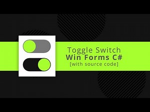 Toggle Switch - C# WinForms(Source Code)