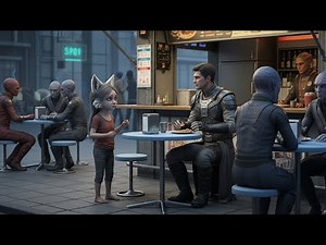 'Can I eat with you' the homeless Alien wolf girl asked the Human Mechanic—his answer moved every