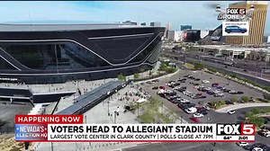 2.7K views · 15 reactions | Here is a look at the largest polling location in Clark County, Nevada. Polling location open until 7 p.m. Follow FOX5’s real-time result tracker https://www.fox5vegas.com/ | FOX5 Las Vegas | Facebook