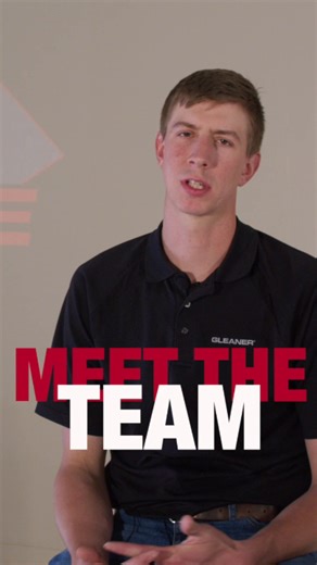 As a design engineer for Gleaner, Kye Kurkowski worked on the rotor reverse and shielding of the T Series. #TeamBehindTSeries | Gleaner