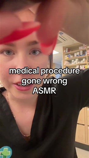 medical asmr.. stapling your wound shut 🚑 #asmr #medicalasmr #doctorsappointment #roleplay #lofiasmr