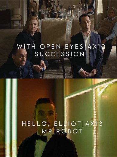 Exploring Open Eyes vs Hello in Mr. Robot and Succession