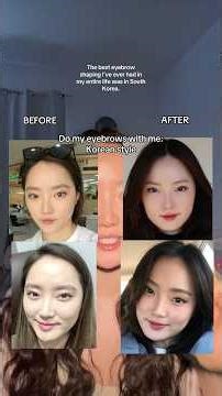 Transform my eyebrows with me: korean soft eyebrow trend 🤨