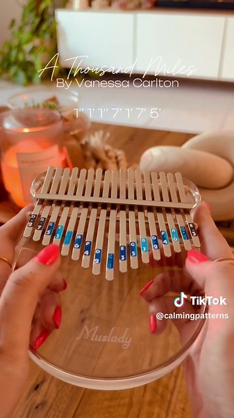 Easy Kalimba Tabs for Beginners: A Thousand Miles by Vanessa Carlton