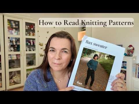 86. How to Read a Knitting Pattern (Step-by-Step for Beginners) | Flax Sweater Example