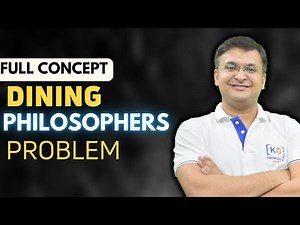 4.15 डाइनिंग फिलॉसफर्स समस्या | सेमाफोर | ऑपरेटिंग सिस्टम में प्रक्रिया सिंक्रनाइज़ेशन