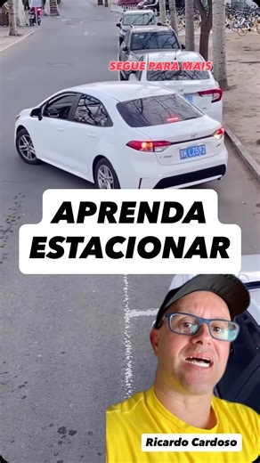 Ricardo Cardoso | Influenciador Automotivo on Instagram: "Aprenda como estacionar qualquer carro de forma simples, rápida e segura! 🚘 Neste vídeo, ensino passo a passo como estacionar um carro em qualquer vaga, seja vaga paralela, diagonal ou de ré, de um jeito que qualquer motorista consegue fazer, até quem é iniciante na direção. Você vai aprender como manobrar o carro corretamente, alinhar o veículo, ajustar os espelhos, e entender os pontos de referência para estacionar sem encostar em outr