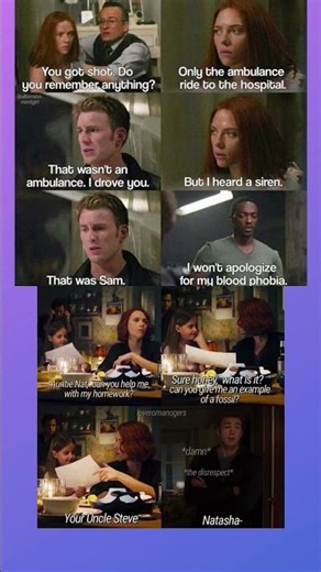 When Black Widow Chooses Violence (Emotionally)marvel #mcu #natasharomanoff #captainamerica#ytshorts