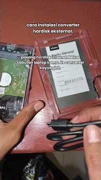 How to Install an Internal to External Hard Drive Converter. #windows #tutorial #laptop