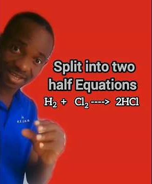 REDOX HALF EQUATIONS #chemistry