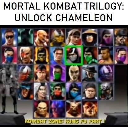 MK Trilogy: How to unlock Chameleon
