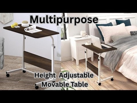 Multipurpose Height Adjustable movable table