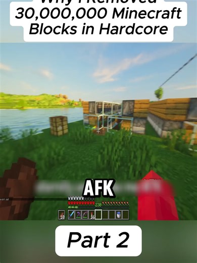 Why I Removed 30,000,000 Minecraft Blocks p2#MineCraft #viral #fyp #tutorialminecraft
