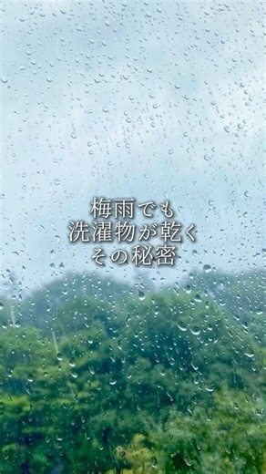 梅雨を忘れる家
